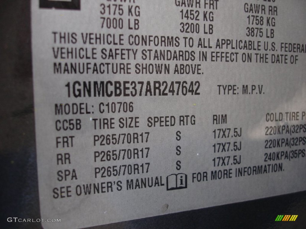 2010 Tahoe LT - Taupe Gray Metallic / Light Titanium/Dark Titanium photo #15