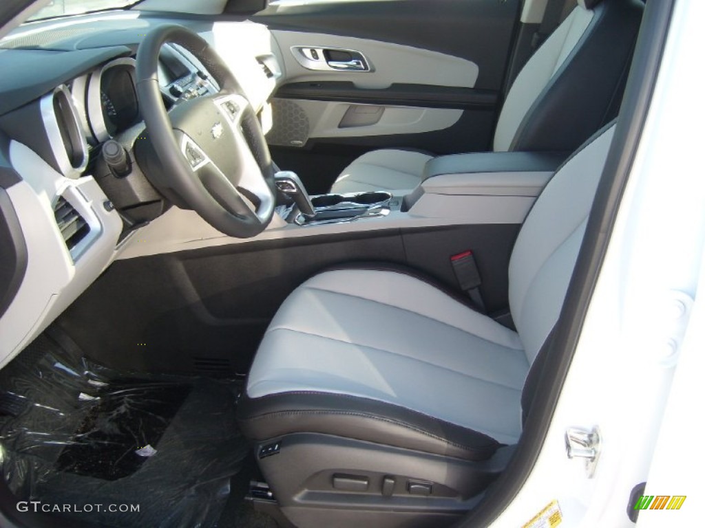 Light Titanium/Jet Black Interior 2012 Chevrolet Equinox LTZ AWD Photo #55314232