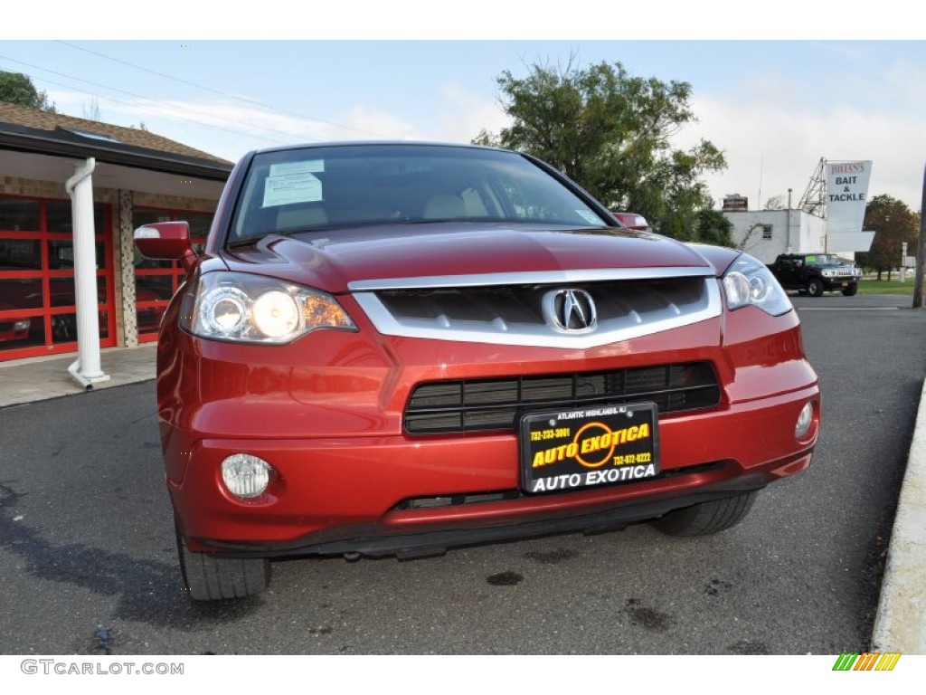 2008 RDX Technology - Moroccan Red Pearl / Taupe photo #4