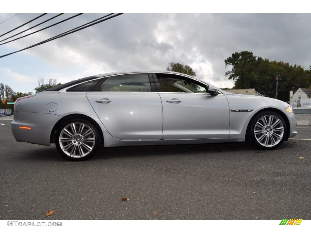 Liquid Silver Metallic 2011 Jaguar XJ XJL Supercharged Exterior Photo #55315393