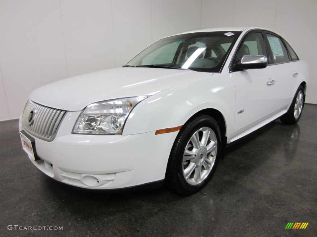 2008 Sable Premier Sedan - Oxford White / Medium Light Stone photo #1