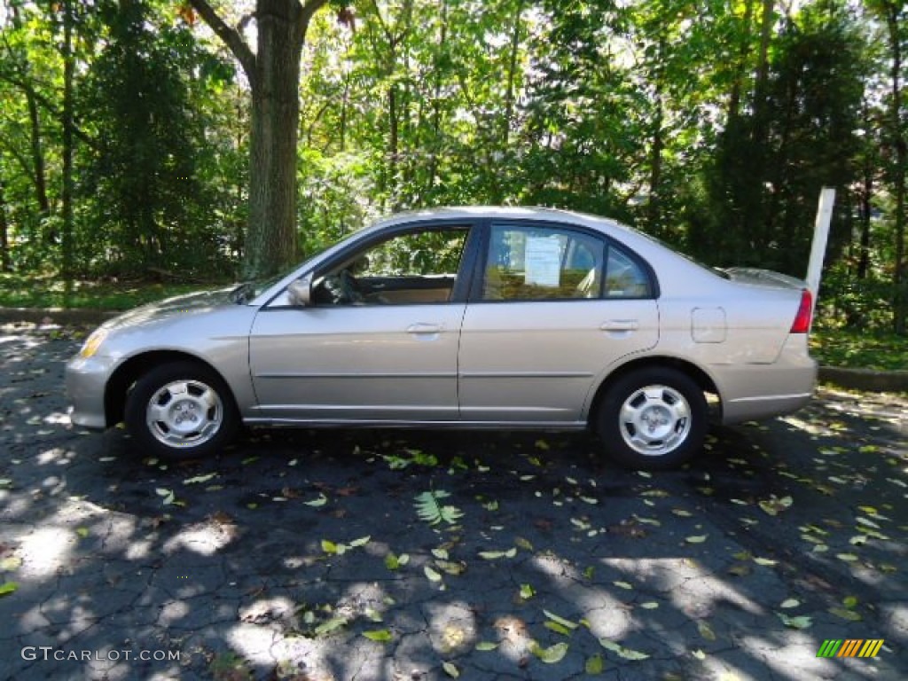 Shoreline Mist Metallic 2003 Honda Civic Hybrid Sedan Exterior Photo #55315678