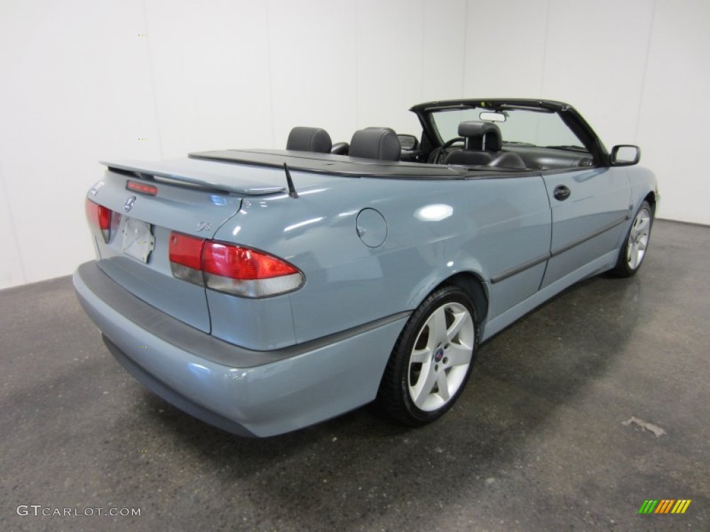 2003 9-3 SE Convertible - Dolphin Grey / Charcoal Grey photo #9