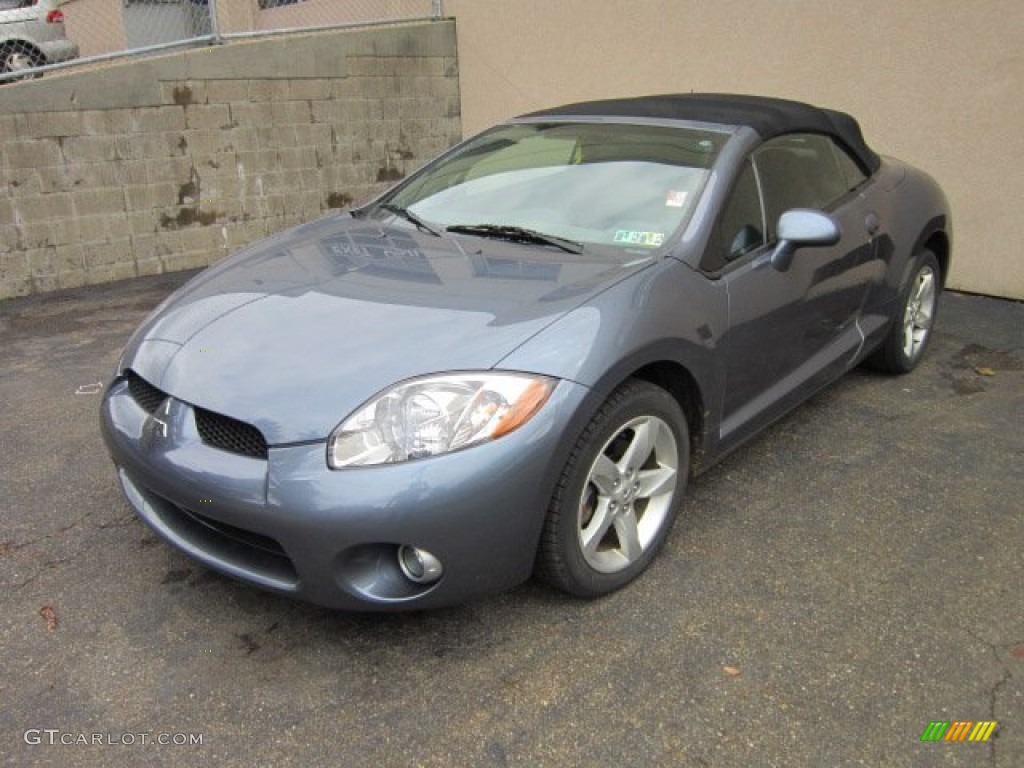 2007 Eclipse Spyder GS - Still Blue Pearl / Dark Charcoal photo #3