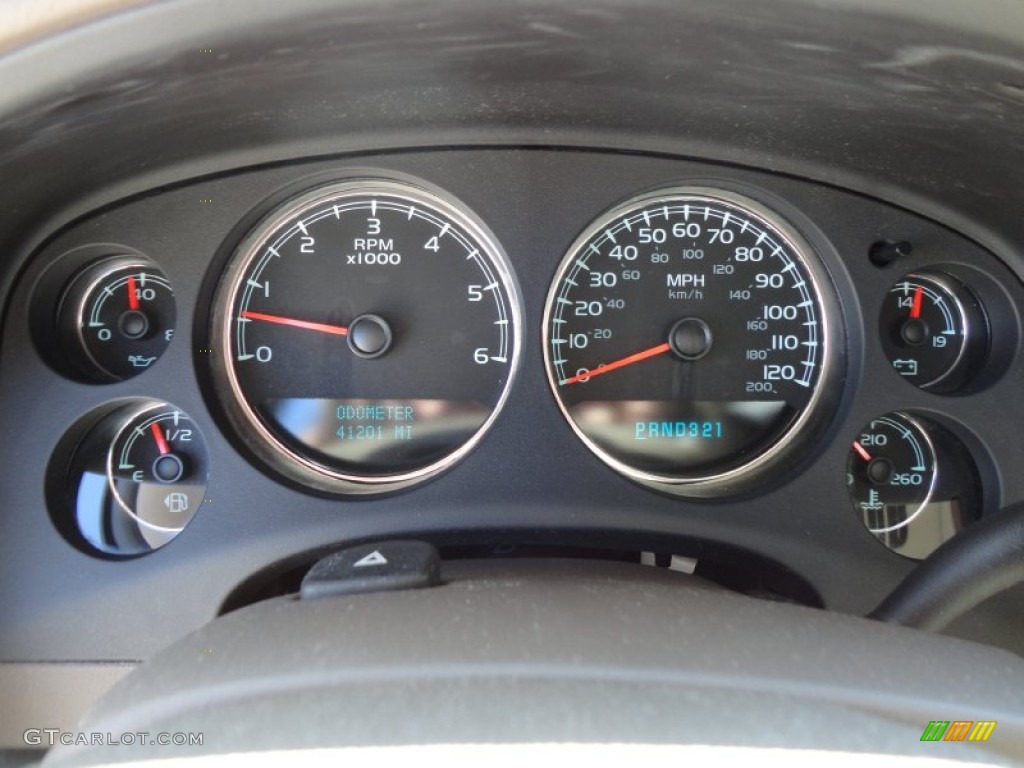 2008 GMC Sierra 1500 SLT Crew Cab Gauges Photo #55318615