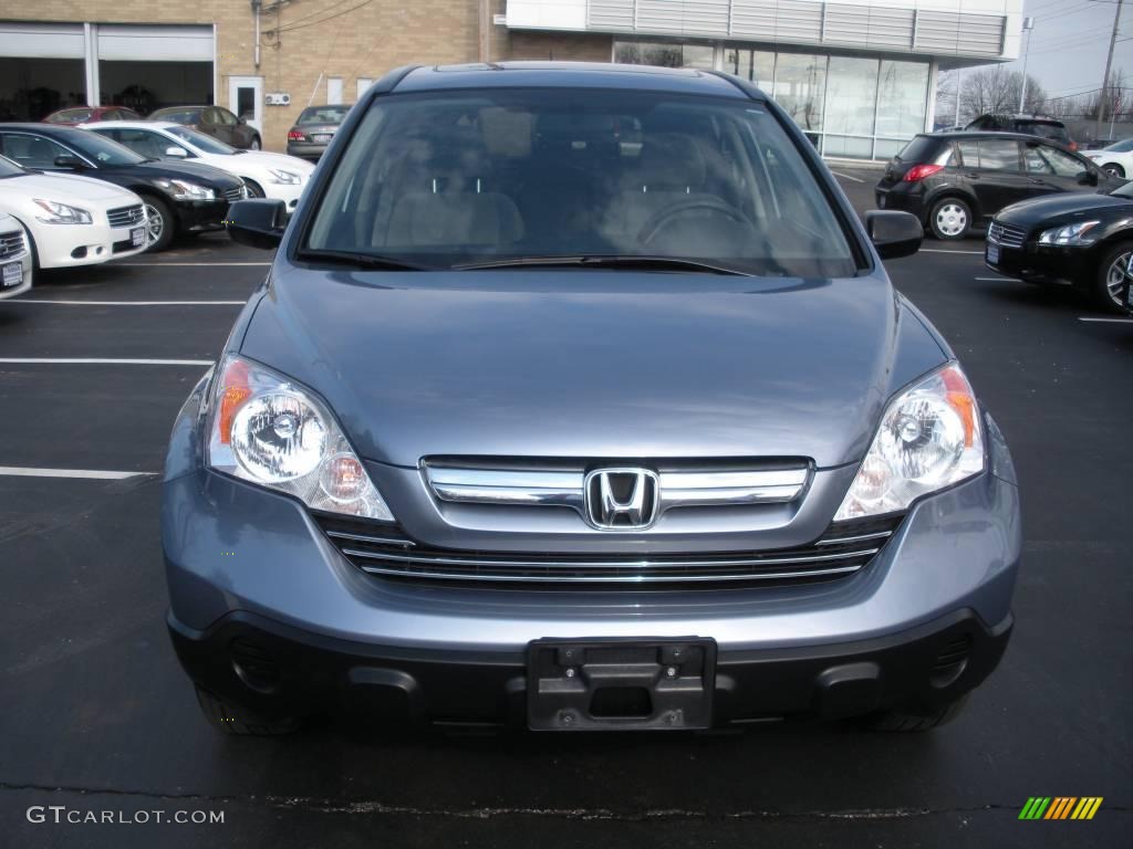 2007 CR-V EX - Glacier Blue Metallic / Gray photo #2