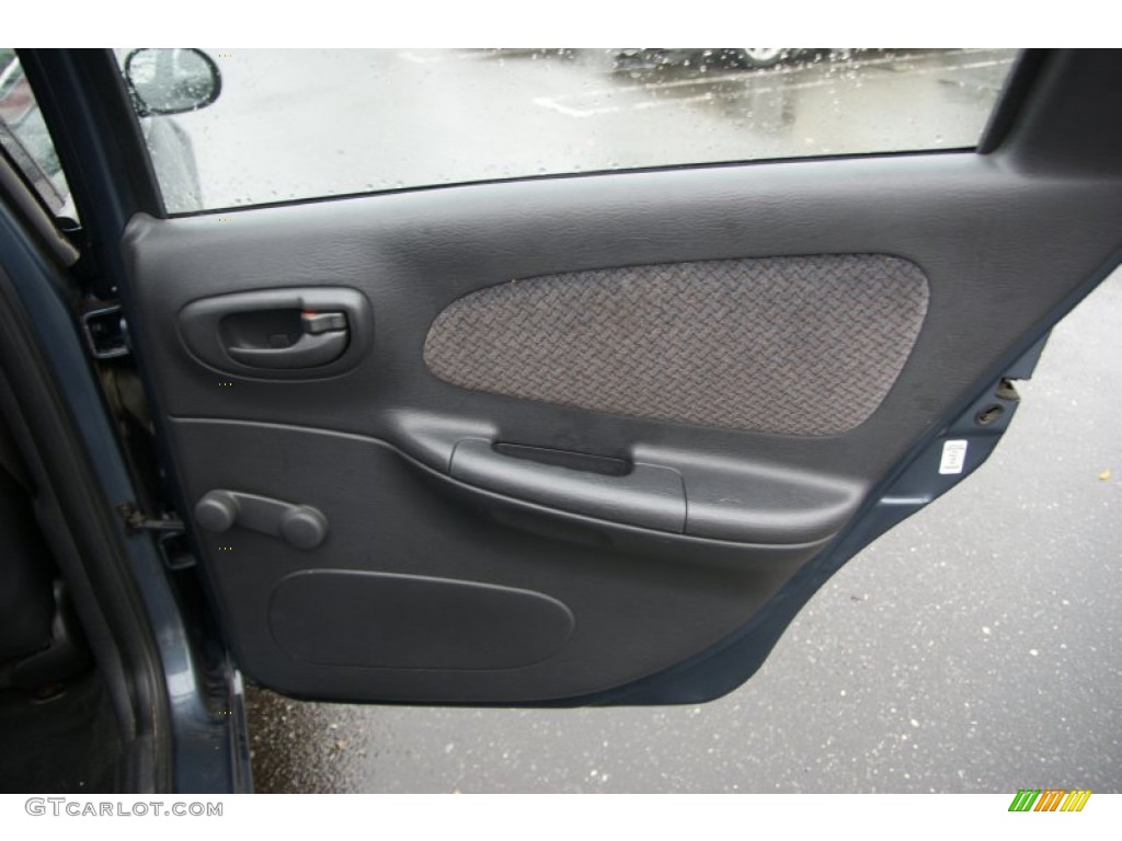 2002 Dodge Neon Standard Neon Model Dark Slate Gray Door Panel Photo #55319200