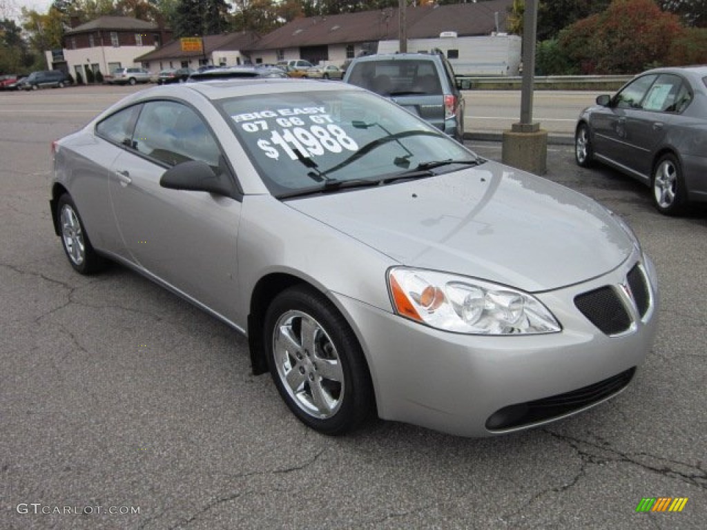 2007 G6 GT Coupe - Liquid Silver Metallic / Ebony photo #7