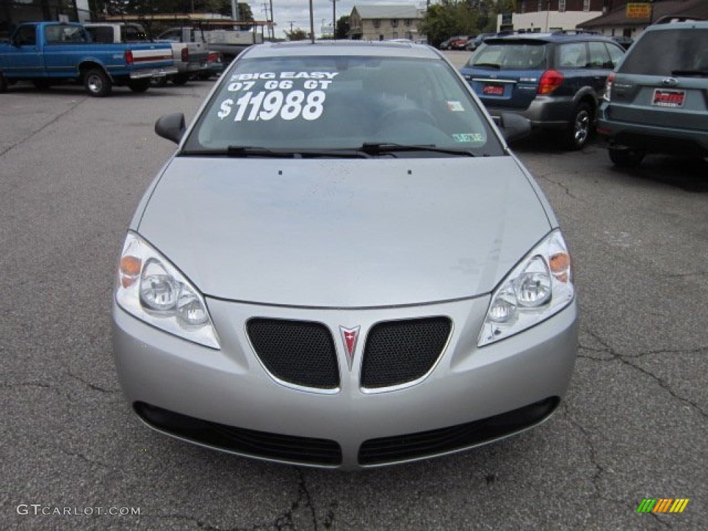 2007 G6 GT Coupe - Liquid Silver Metallic / Ebony photo #8