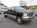 Black 2003 Ford F350 Super Duty Lariat Crew Cab 4x4 Dually