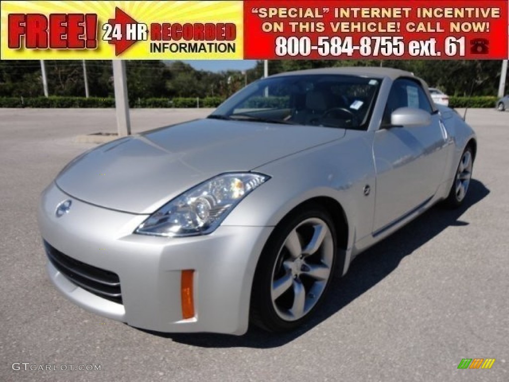 2007 350Z Touring Roadster - Silver Alloy Metallic / Frost photo #1