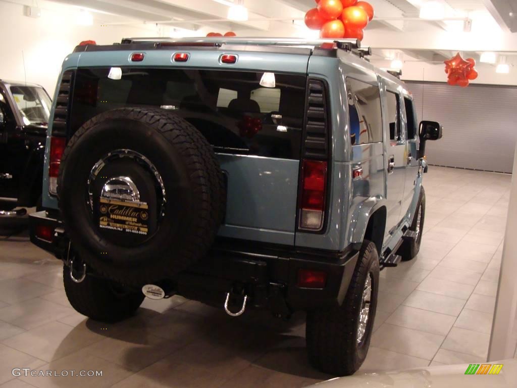 2007 H2 SUV - Glacier Blue Metallic / Ebony Black photo #4
