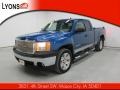 2008 Midnight Blue Metallic GMC Sierra 1500 SLE Extended Cab 4x4  photo #22