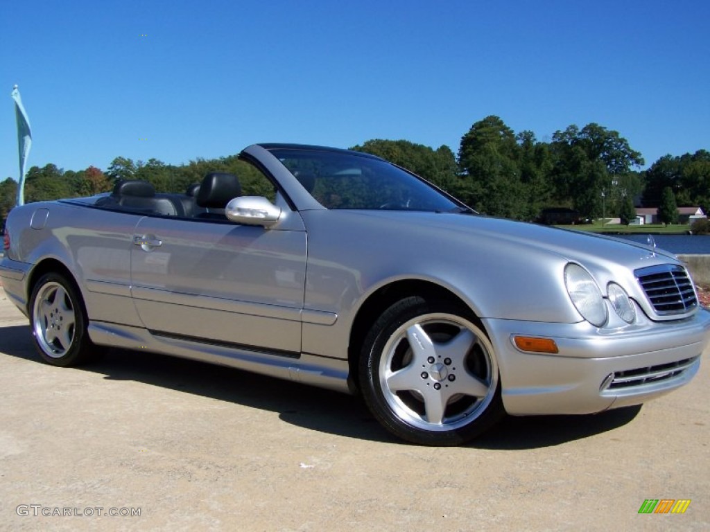 Brilliant Silver Metallic 2000 Mercedes-Benz CLK 430 Cabriolet Exterior Photo #55323301