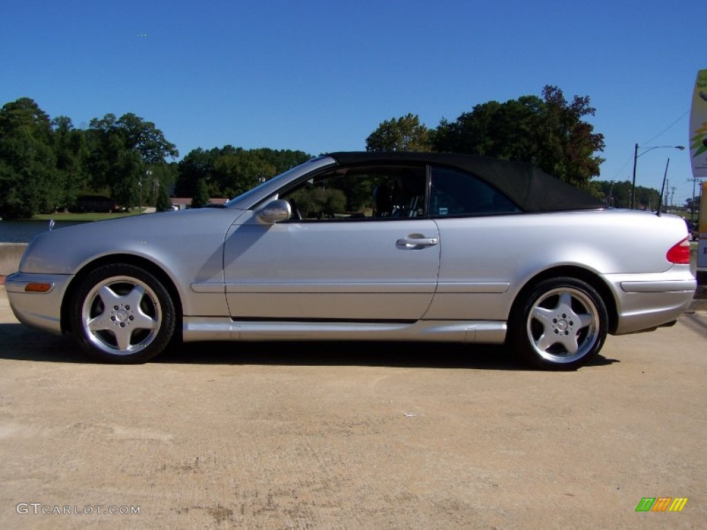 Brilliant Silver Metallic 2000 Mercedes-Benz CLK 430 Cabriolet Exterior Photo #55323382