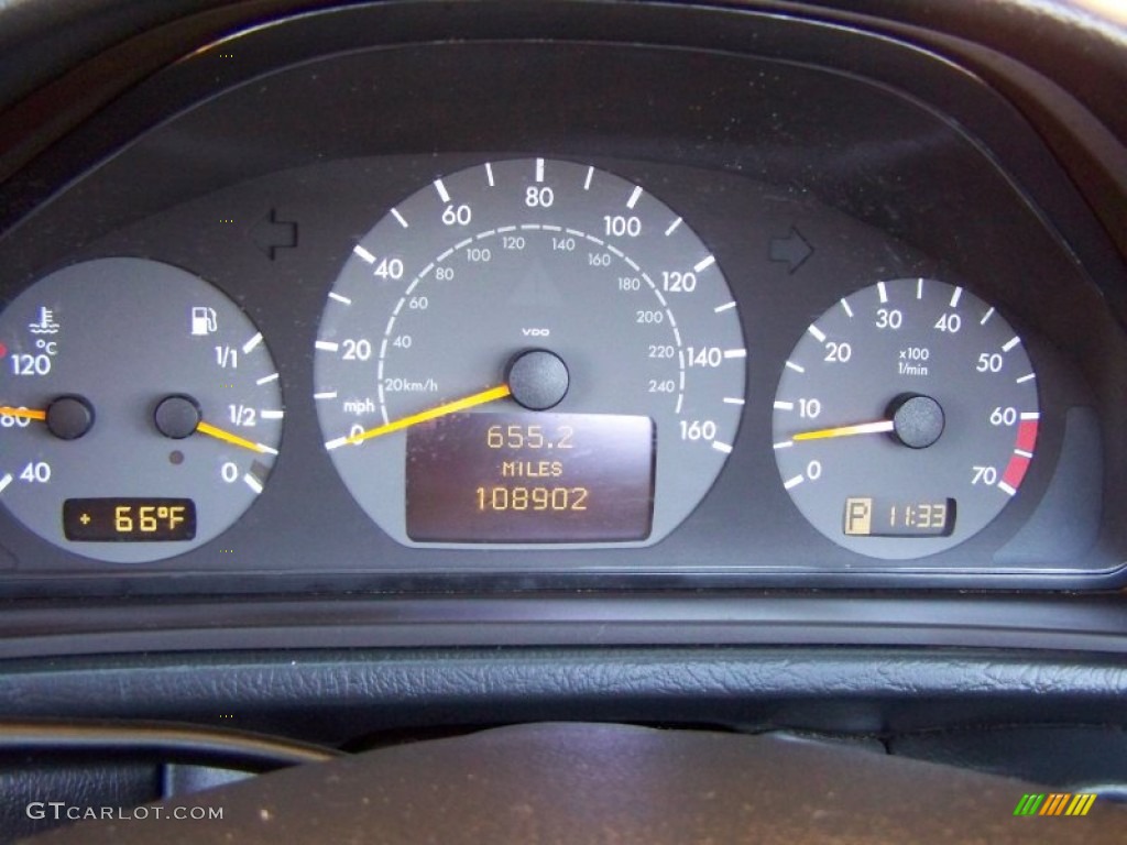 2000 Mercedes-Benz CLK 430 Cabriolet Gauges Photo #55323414