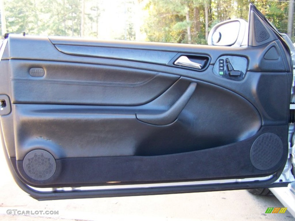 2000 Mercedes-Benz CLK 430 Cabriolet Charcoal Door Panel Photo #55323487