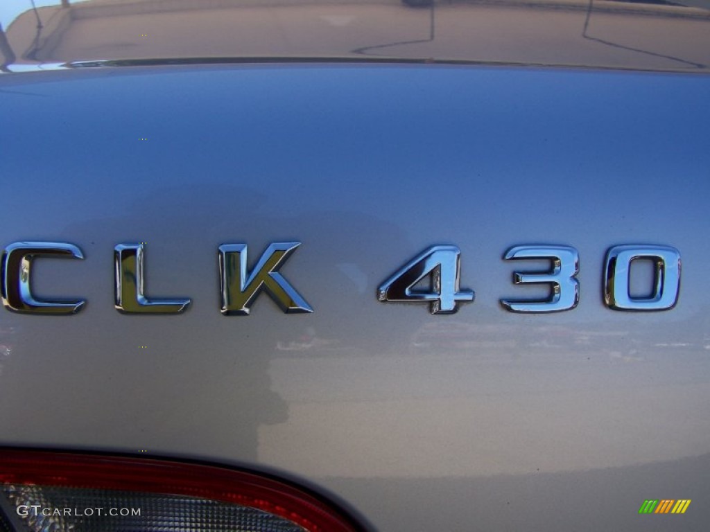 2000 CLK 430 Cabriolet - Brilliant Silver Metallic / Charcoal photo #42