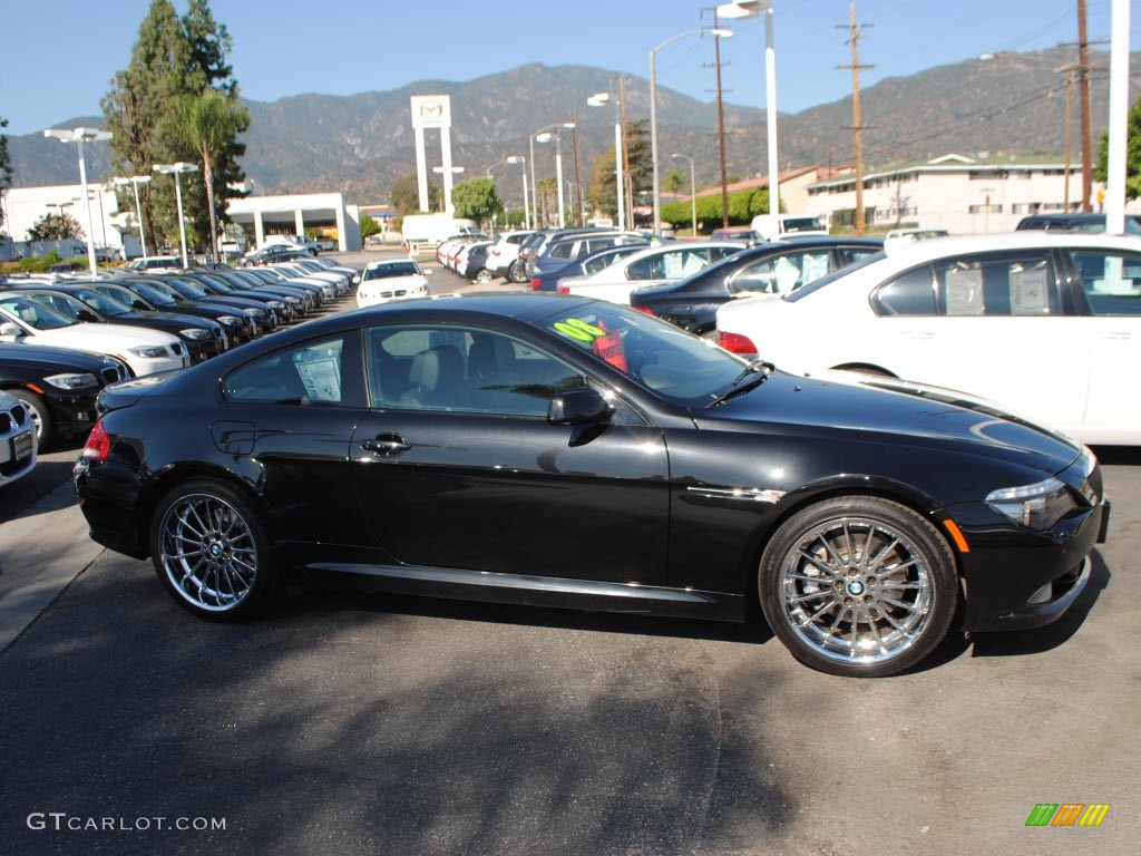 Jet Black 2008 BMW 6 Series 650i Coupe Exterior Photo #55323889