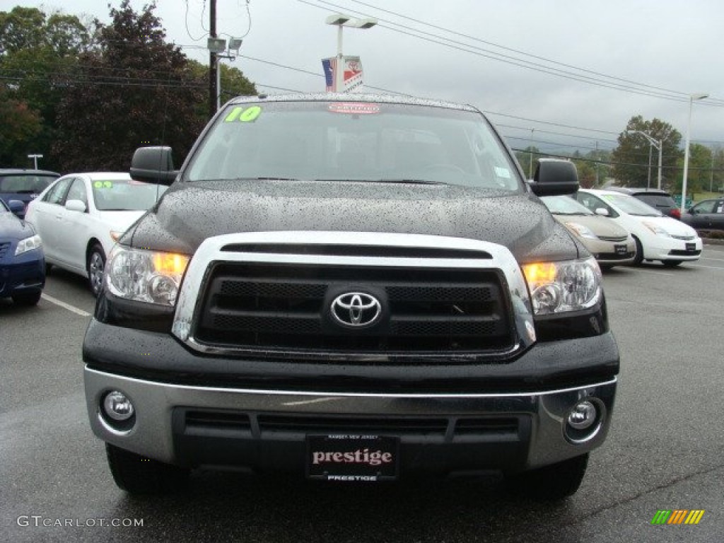 2010 Tundra TRD Double Cab 4x4 - Black / Graphite Gray photo #2