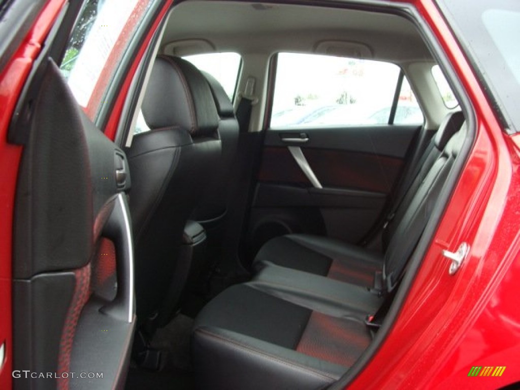 Black/Red Interior 2010 Mazda MAZDA3 MAZDASPEED3 Sport 5 Door Photo #55324813