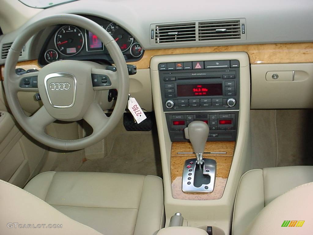 2008 A4 2.0T Special Edition Sedan - Ibis White / Beige photo #13