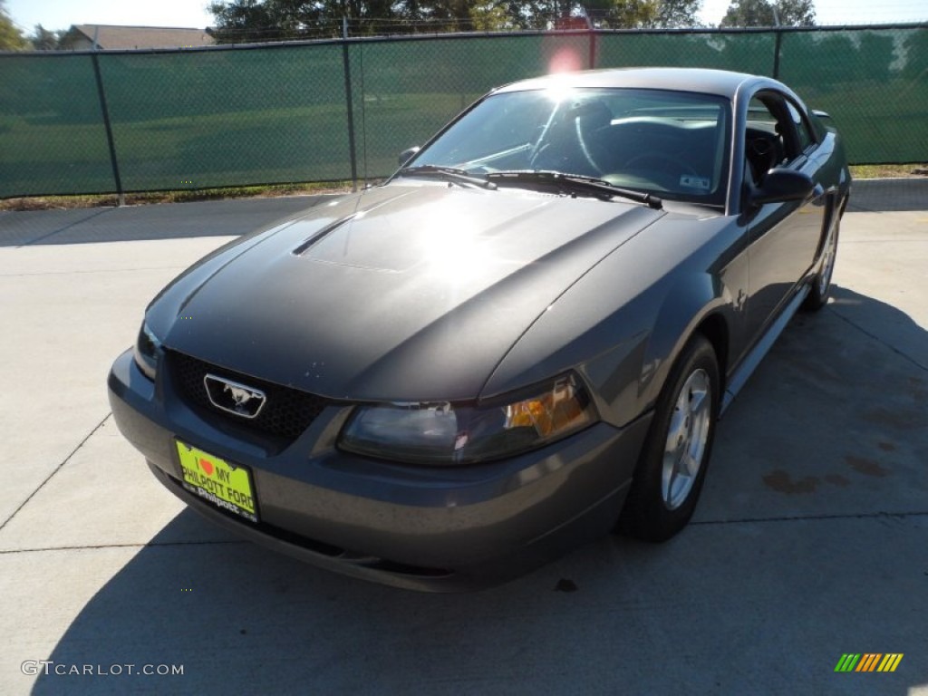 2003 Mustang V6 Coupe - Dark Shadow Grey Metallic / Medium Graphite photo #7