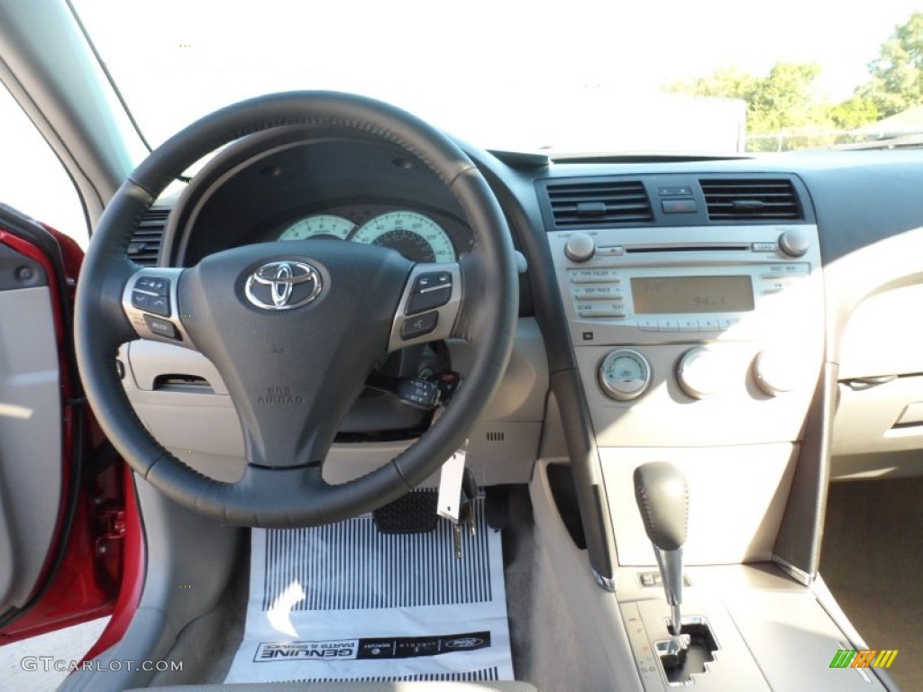 2009 Camry SE V6 - Barcelona Red Metallic / Ash photo #35