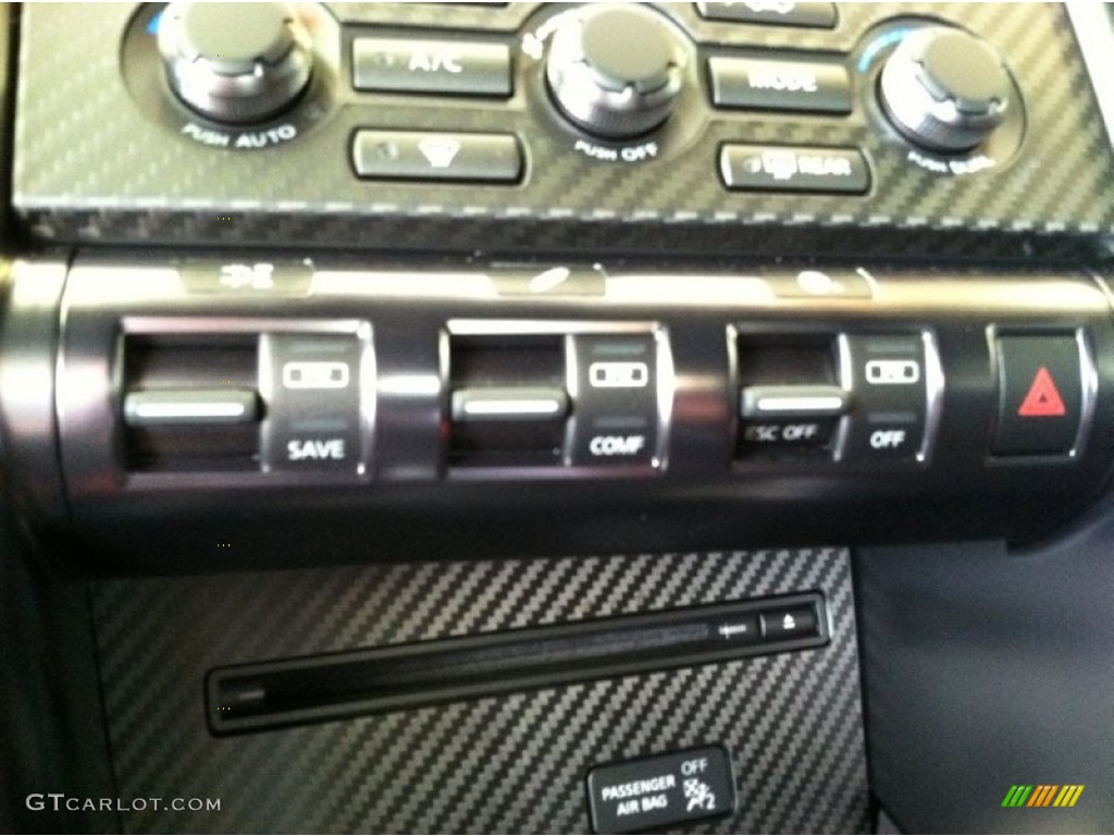 2012 Nissan GT-R Black Edition Controls Photo #55327237