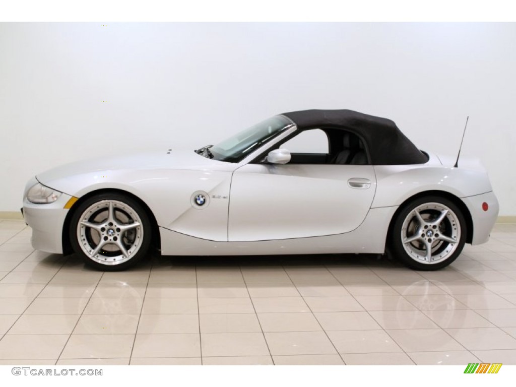 2006 Z4 3.0si Roadster - Titanium Silver Metallic / Black photo #5