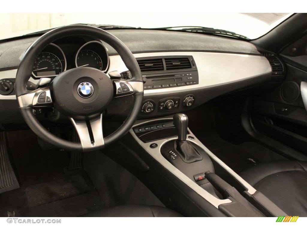 2006 Z4 3.0si Roadster - Titanium Silver Metallic / Black photo #8