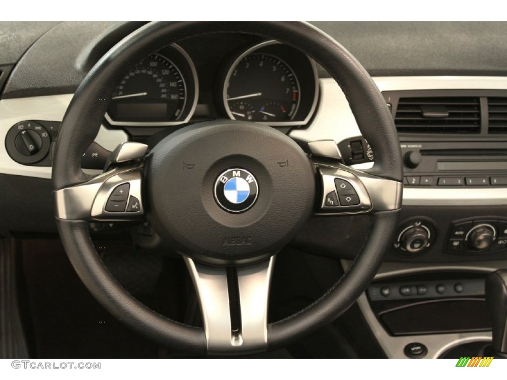 2006 Z4 3.0si Roadster - Titanium Silver Metallic / Black photo #9