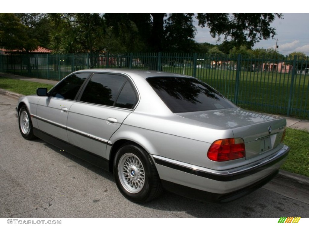 1999 7 Series 740iL Sedan - Aspen Silver Metallic / Black photo #6