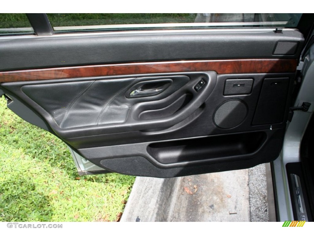 1999 BMW 7 Series 740iL Sedan Black Door Panel Photo #55328557