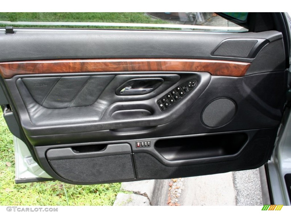 1999 BMW 7 Series 740iL Sedan Black Door Panel Photo #55328569