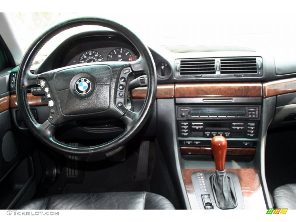 1999 BMW 7 Series 740iL Sedan Black Dashboard Photo #55328779