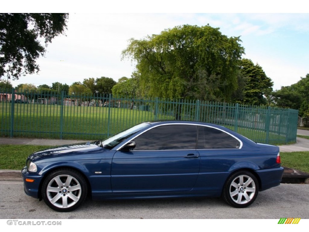 Mystic Blue Metallic 2003 BMW 3 Series 325i Coupe Exterior Photo #55329004