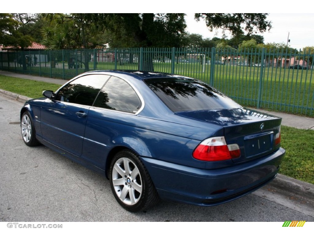 2003 3 Series 325i Coupe - Mystic Blue Metallic / Grey photo #7