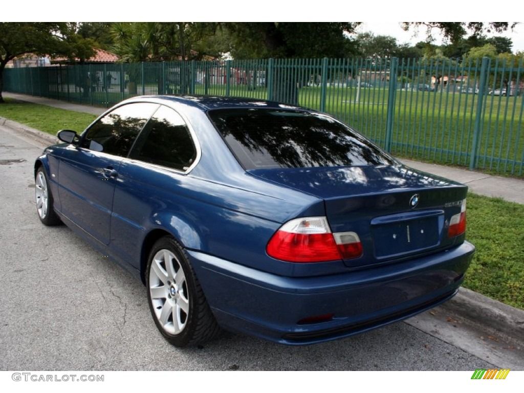 2003 3 Series 325i Coupe - Mystic Blue Metallic / Grey photo #8