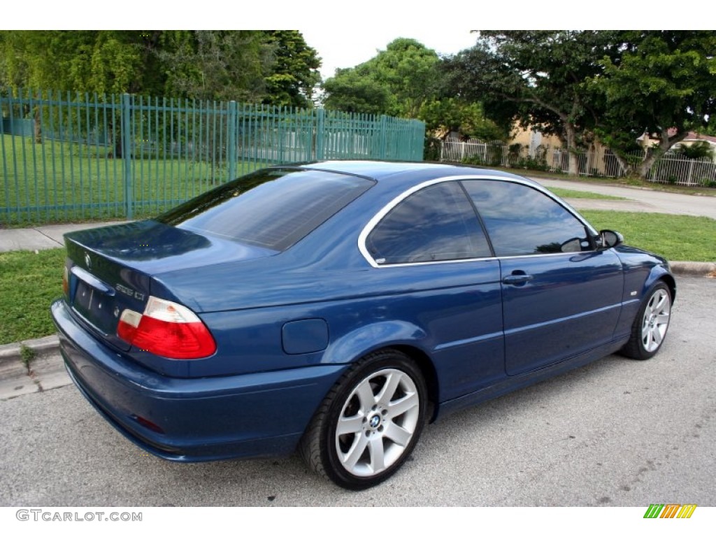 2003 3 Series 325i Coupe - Mystic Blue Metallic / Grey photo #10