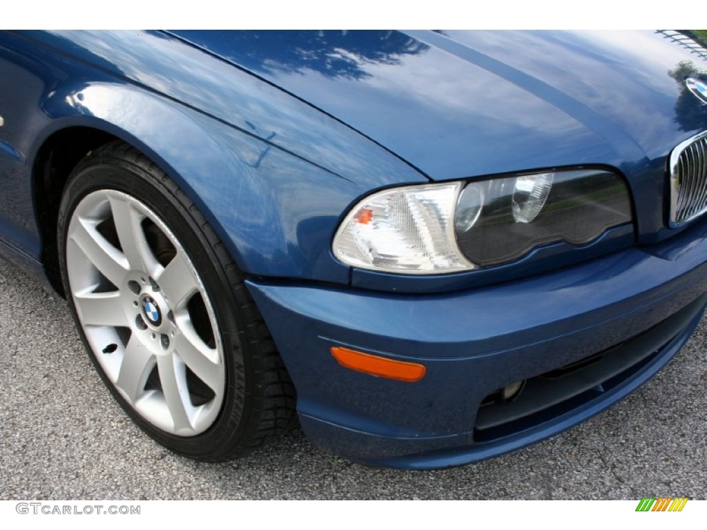 2003 3 Series 325i Coupe - Mystic Blue Metallic / Grey photo #21