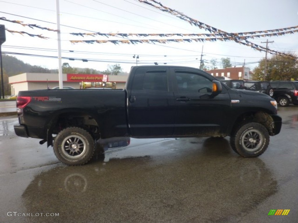 2009 Tundra TRD Rock Warrior Double Cab 4x4 - Black / Black photo #8