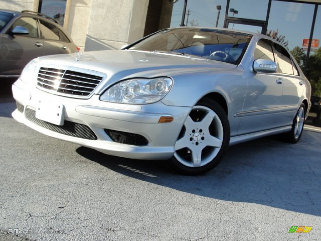 2004 S 500 Sedan - Brilliant Silver Metallic / Charcoal photo #2