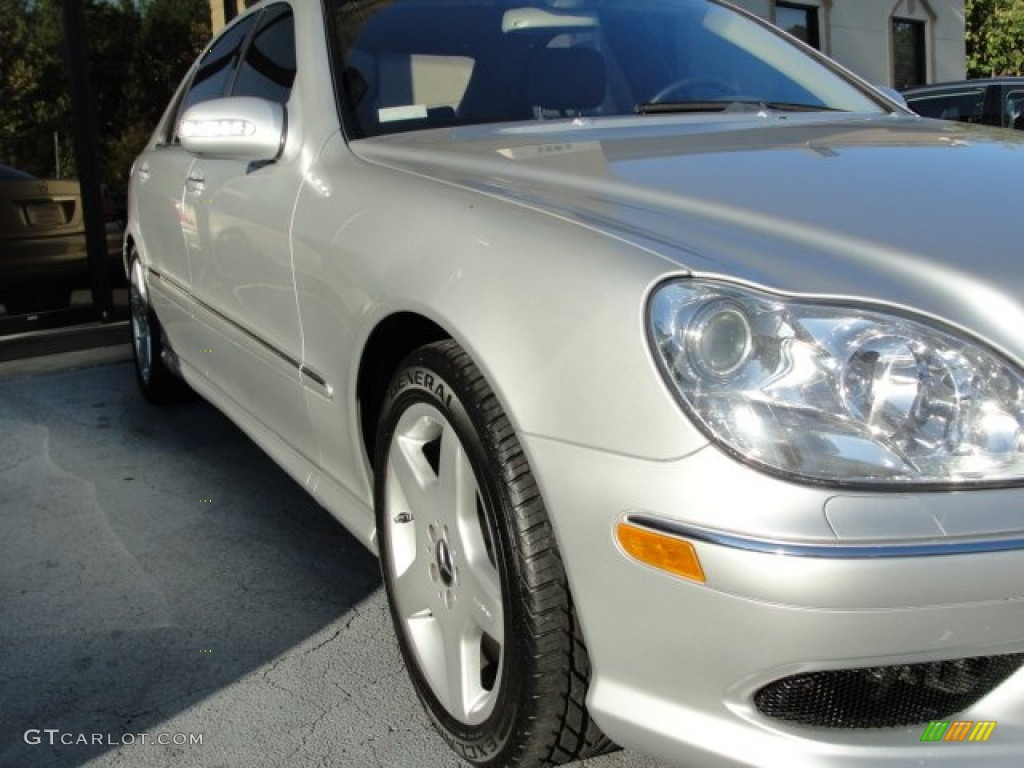 2004 S 500 Sedan - Brilliant Silver Metallic / Charcoal photo #8