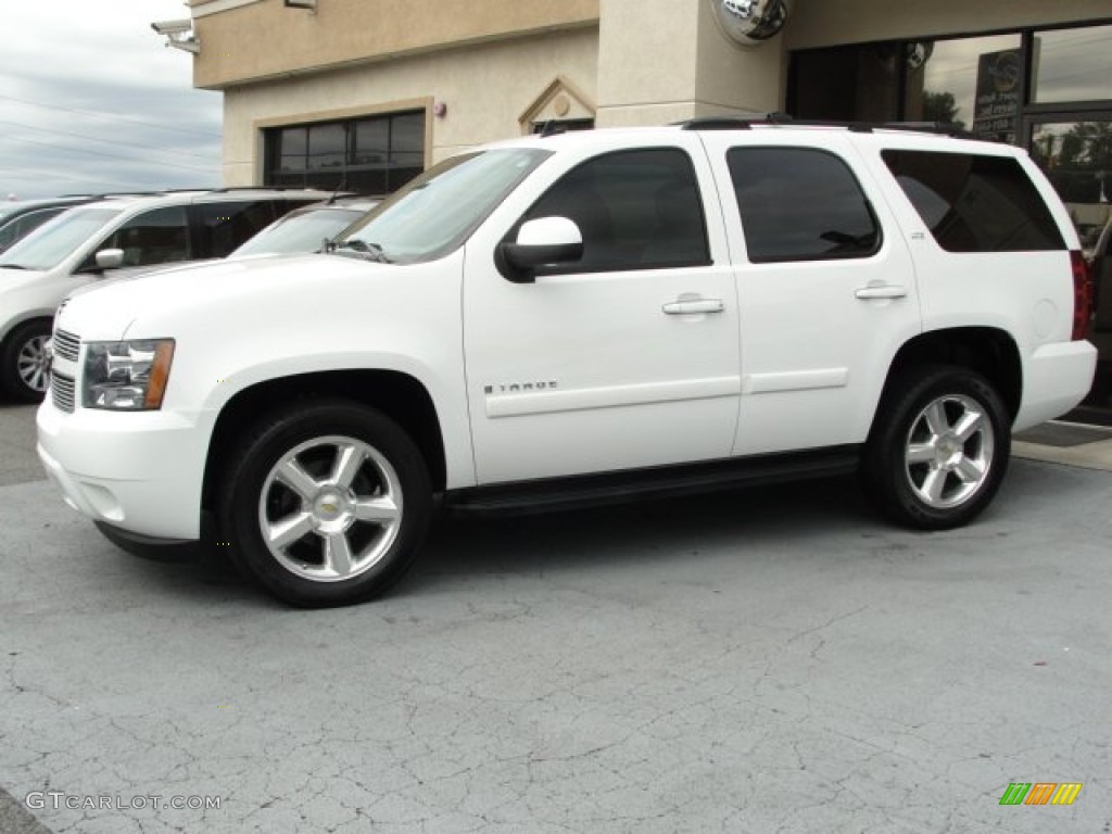 Summit White 2007 Chevrolet Tahoe LTZ 4x4 Exterior Photo #55329997