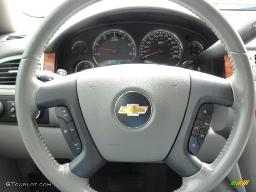2007 Chevrolet Tahoe LTZ 4x4 Dark Titanium/Light Titanium Steering Wheel Photo #55330027