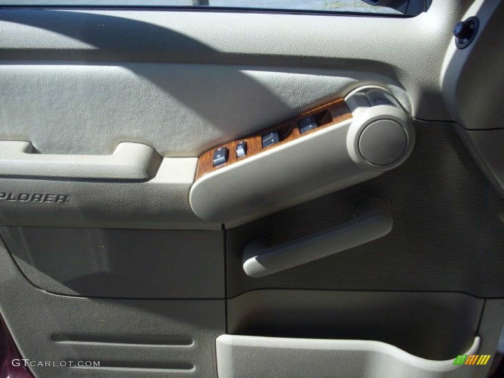 2007 Explorer Eddie Bauer 4x4 - Dark Cherry Metallic / Camel photo #23