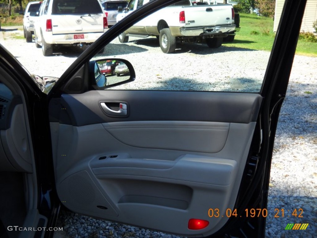 2008 Sonata Limited V6 - Deepwater Blue / Beige photo #33