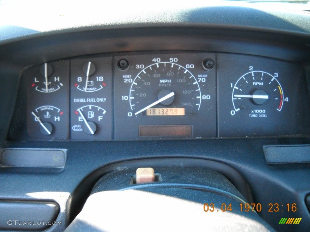 1997 Ford F250 XL Regular Cab Gauges Photo #55330423