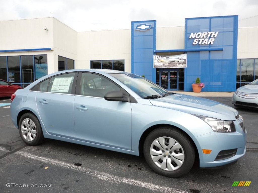 2012 Cruze LS - Ice Blue Metallic / Jet Black/Medium Titanium photo #1